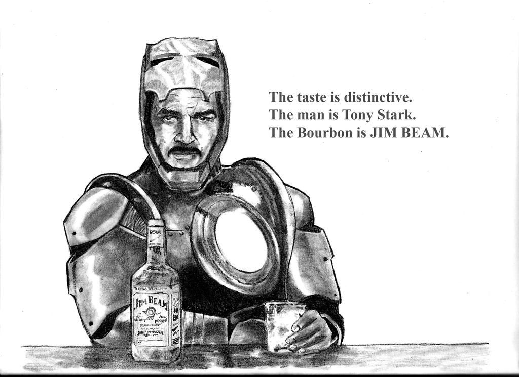 Iron Man Jim Beam