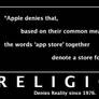 Religion Denies Reality