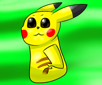 Pikachu Rear View Pikachu looks back by Animatorcat-Gaming on DeviantArt