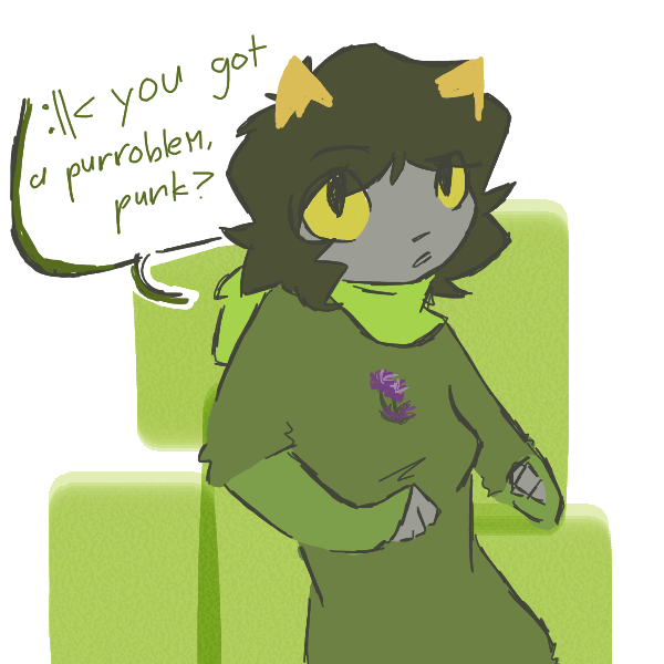 Hey look it's a Nepeta doodle.