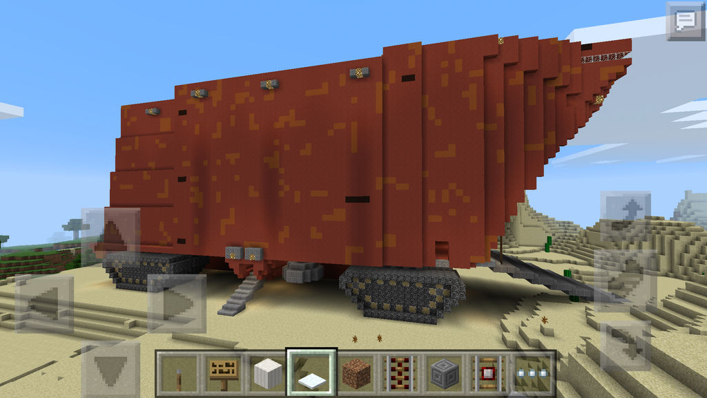 Sandcrawler Minecraft sandcrawler minecraft builds by danr58 on DeviantArt