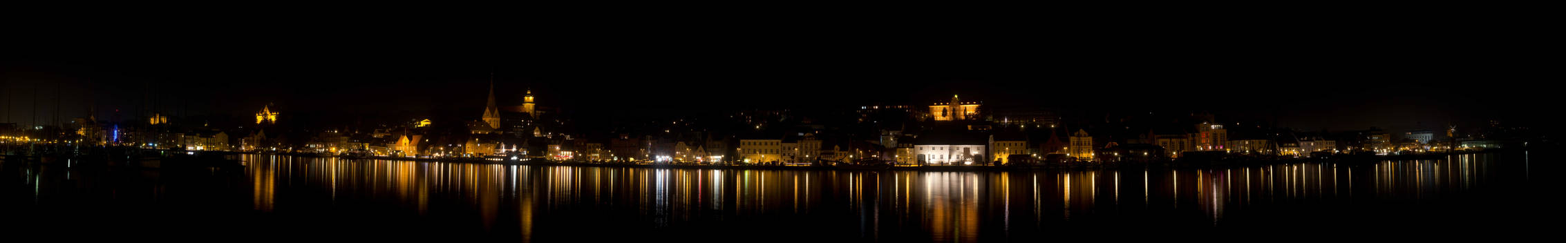 Flensburg (Germany) by Night