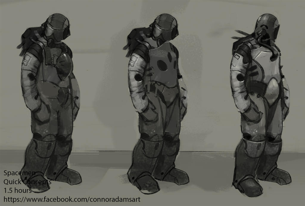 Spaceman Concepts by CrayonMechanic on DeviantArt