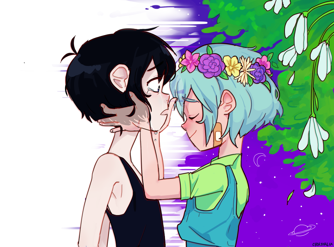 Omori and Basil by Ysungah on DeviantArt