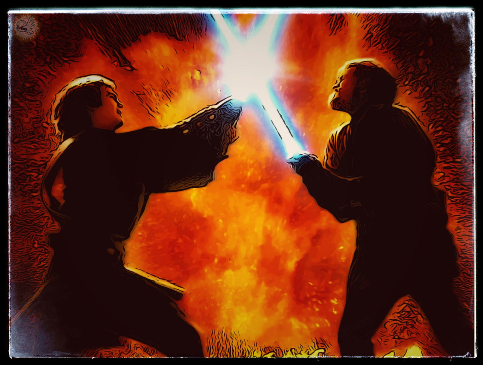 Star Wars Episode 3 Anakin Vs Obi Wan Anakin vs Obi Wan - Duel at Mustafar - by Doveri on DeviantArt