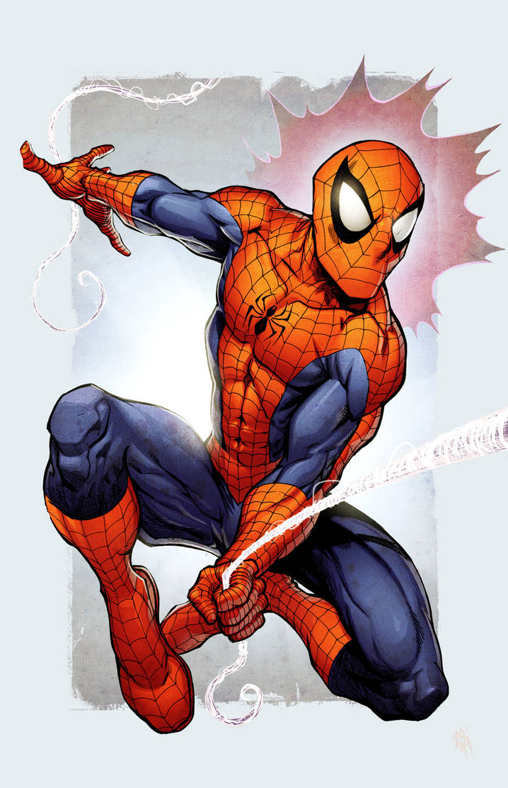 Spidey colors by Simon