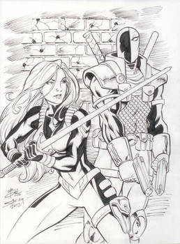 Rose and DeathStroke