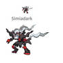 Simiadark the fusion of Darkrai and Infernape