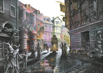 Diagon Alley by Katarzyna-Kmiecik
