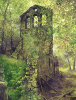 Ruins in the forest