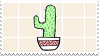 // cactus stamp