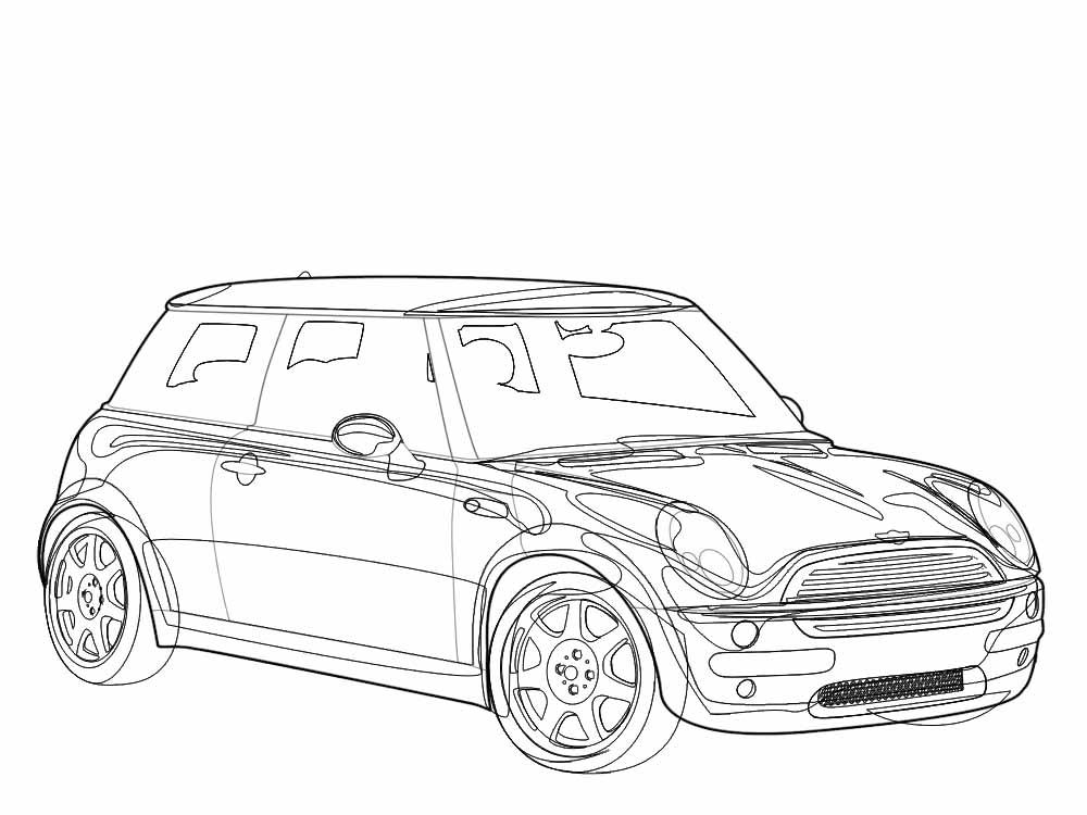 Mini Cooper -outlines- by PORSCHER on DeviantArt