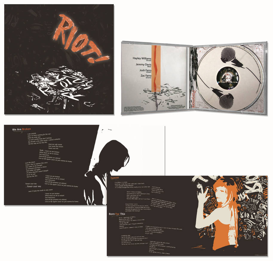 Paramore CD Album 'Riot' by PjRicci on DeviantArt