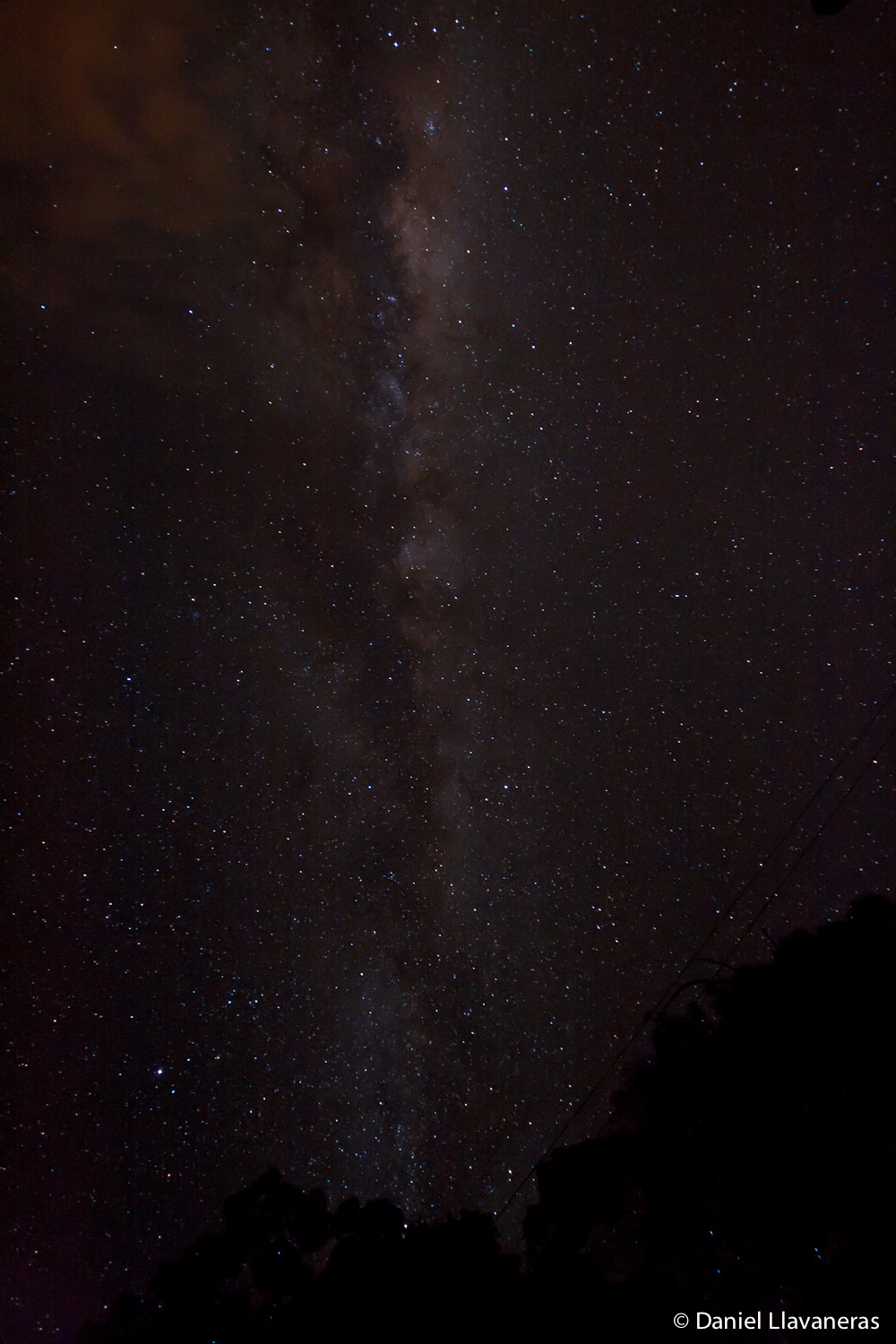Milky Way over the campsite