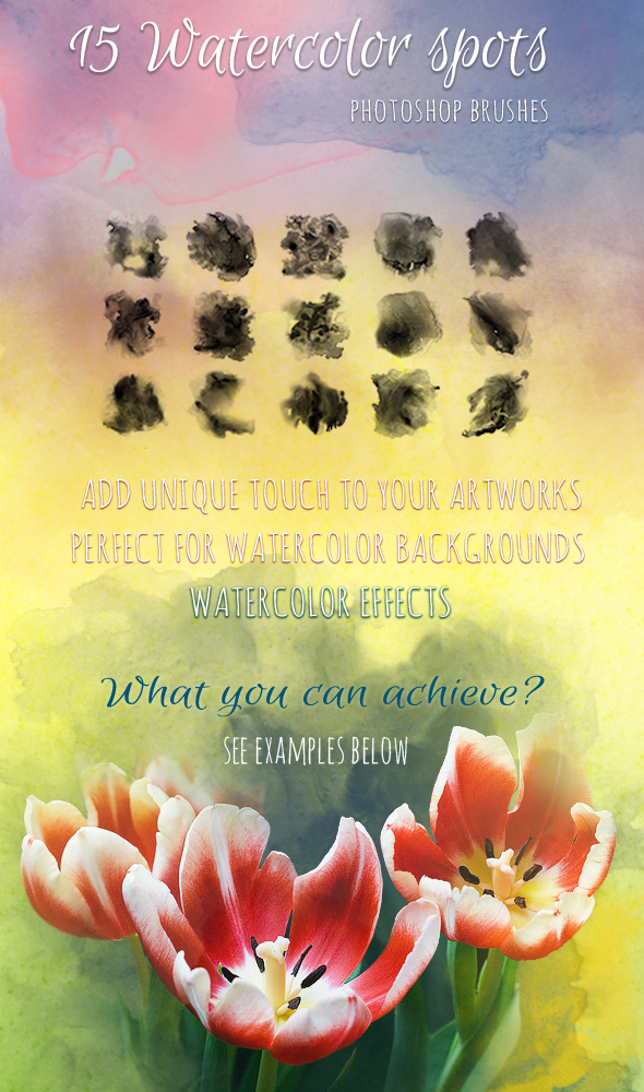 15 Watercolor Handmade Brushes