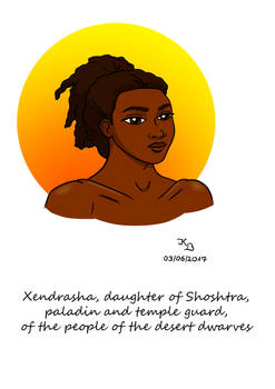 Xendrasha (Portrait for Character Sheet)