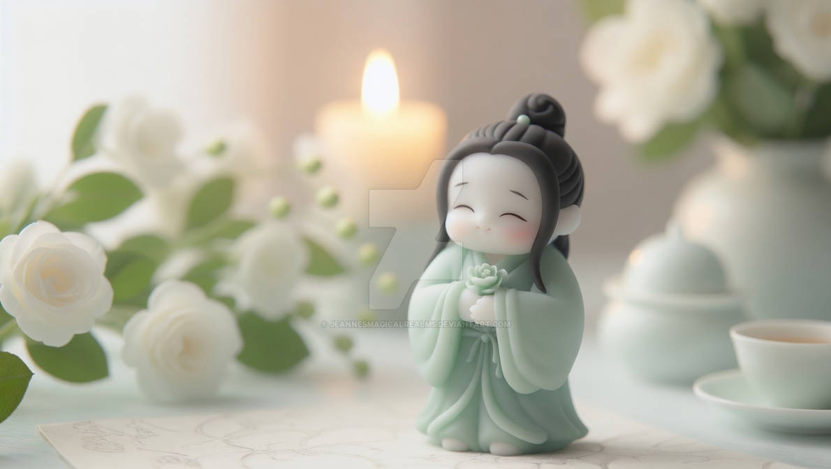 Chibi Figurines with matching moving wallpapers! by ...