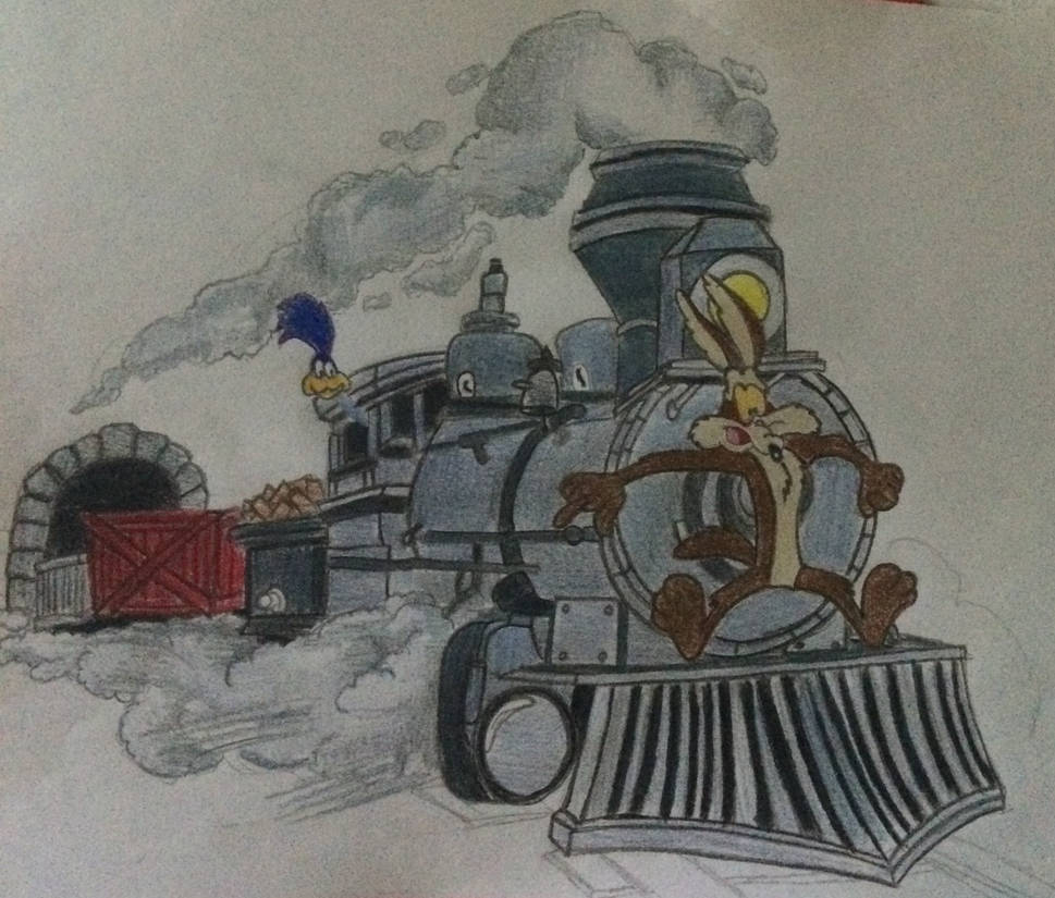 Riding a Train by AlexECoyote on DeviantArt