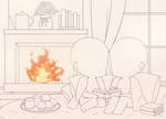 YCH: Fireplace [Closed]
