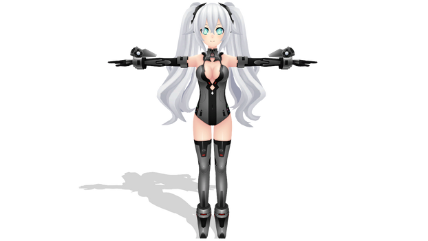 .: MMD~ Black Heart WIP :.