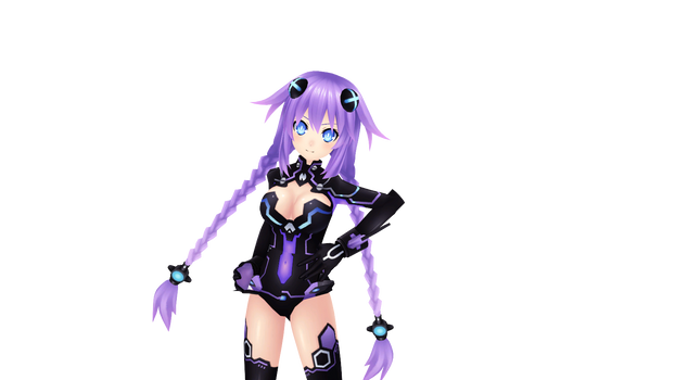 .: MMD~ Purple Heart RIGGED! :.