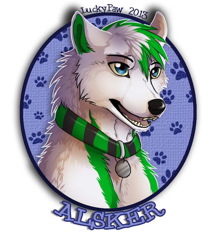 Alsker headshot/badge commission