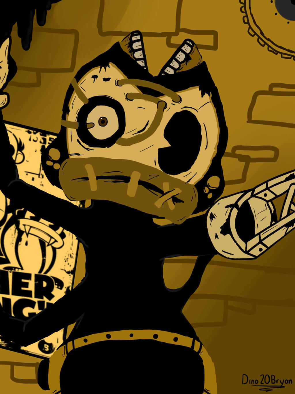 Striker (Bendy and the ink machine) by Dino20Bryan on DeviantArt