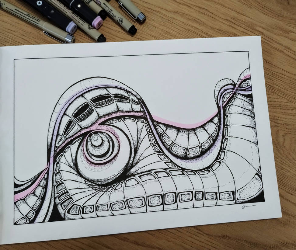 Ink Abstract 9, A4 by Nahlaart24 on DeviantArt