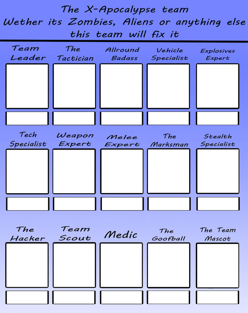 XApocalypse team Template by Aprion on DeviantArt XApocalypse team Template by Aprion on DeviantArt