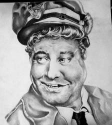 Jackie gleason portrait drawing