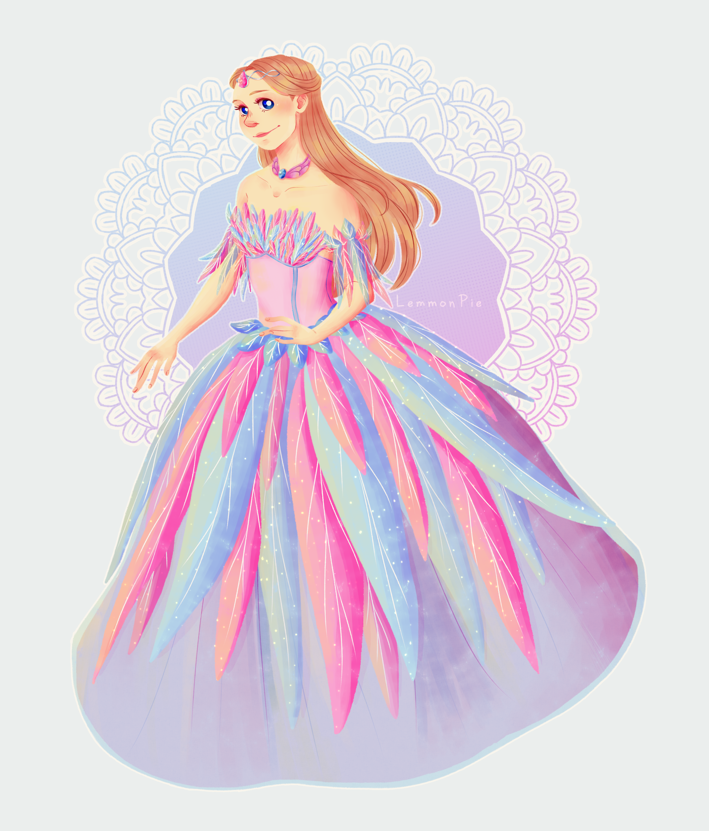 Odette barbie top swan lake