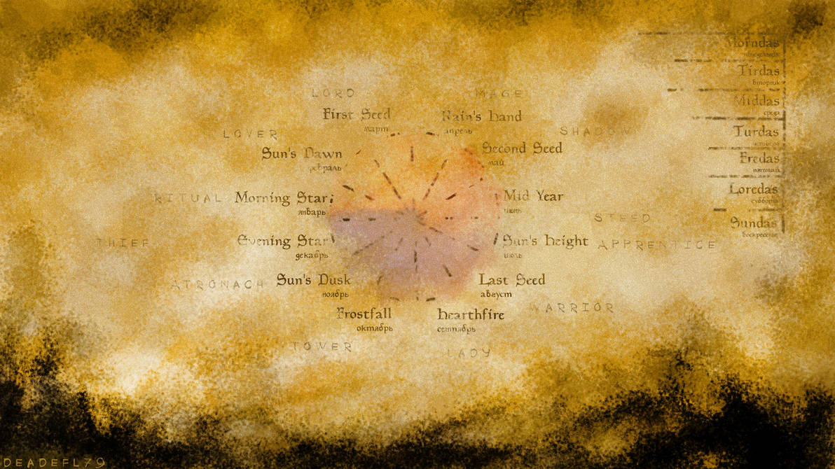 TES Calendar 1080p WallPaper by DeadElf79 on DeviantArt