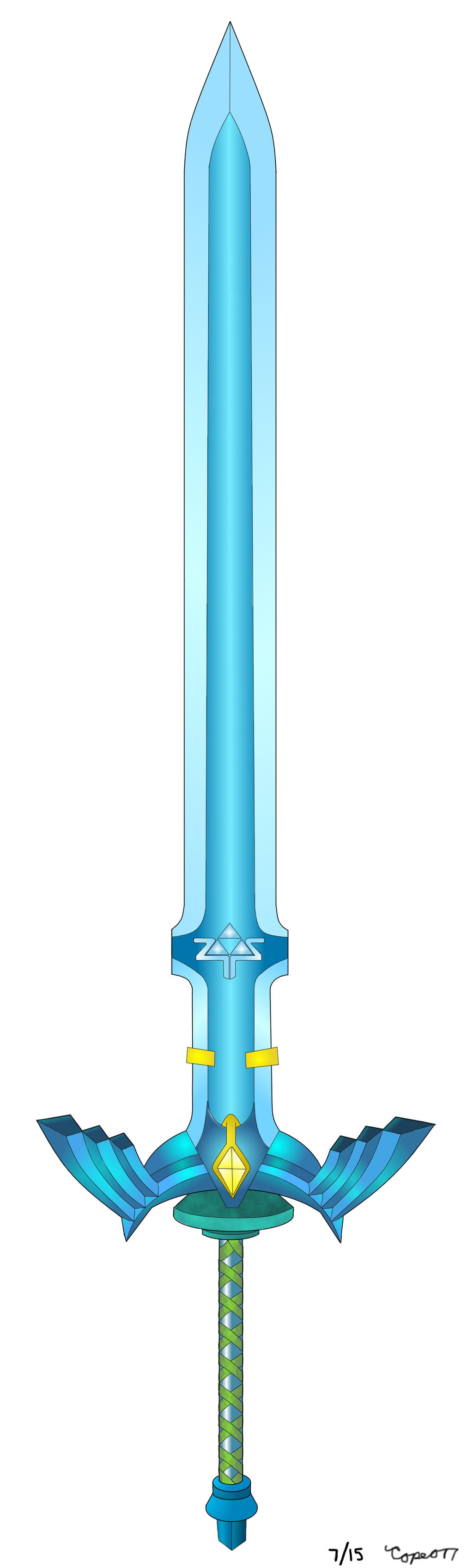 Simple Master Sword Master Sword (SS) by Cope077 on DeviantArt