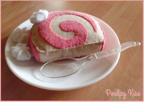 Strawberry Jelly-Roll Cake