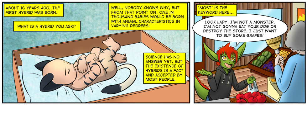 Webcomic page 1
