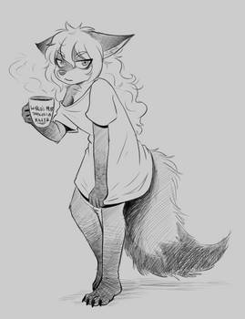 [Commission] Morning cup of coffee 1