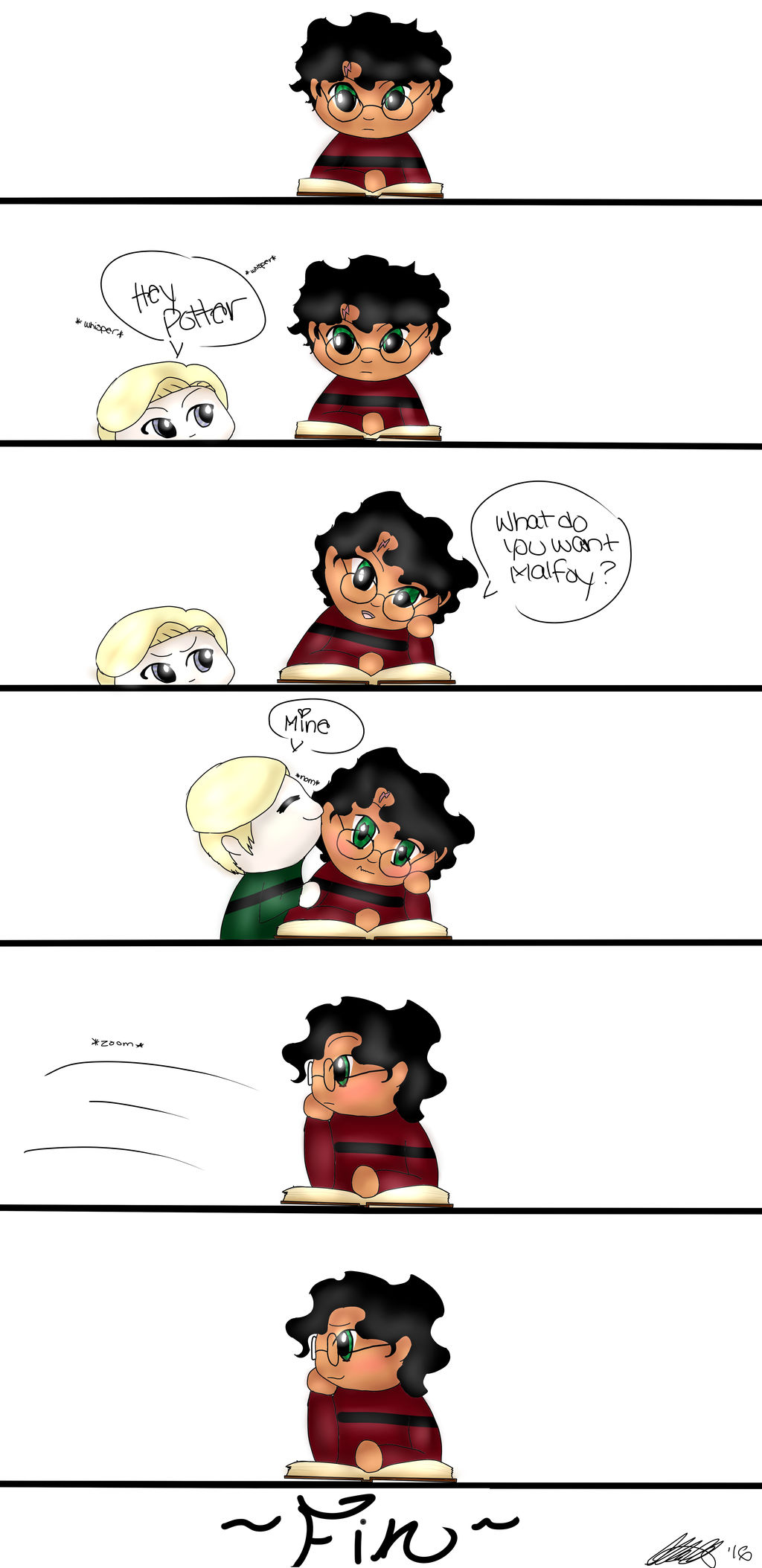 images Comic Drarry Fanart Cute mine drarry chibi comic by sachanart