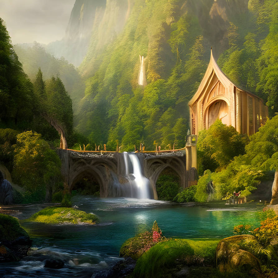 Rivendell out by NorthernLights53 on DeviantArt