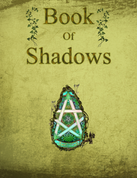 Book of Shadows Title Page w/ Pentagram