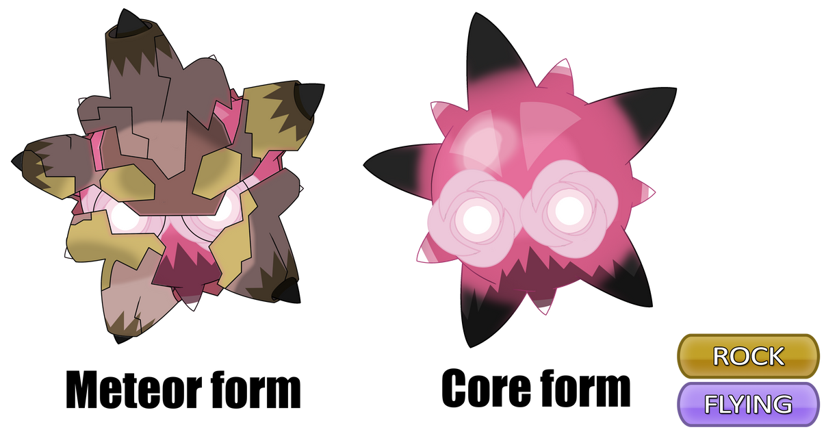 Minior Evolution by Boony62 on DeviantArt