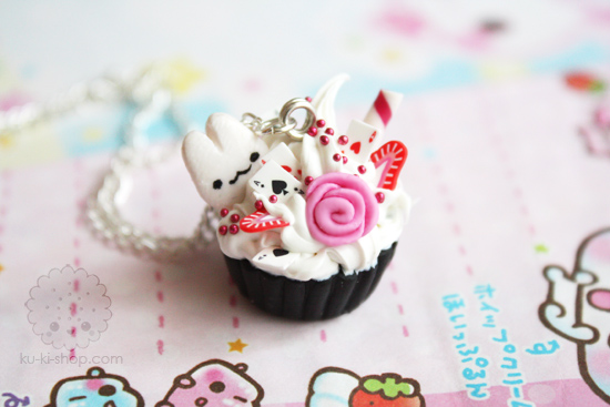 Wonderland Cupcake Necklace