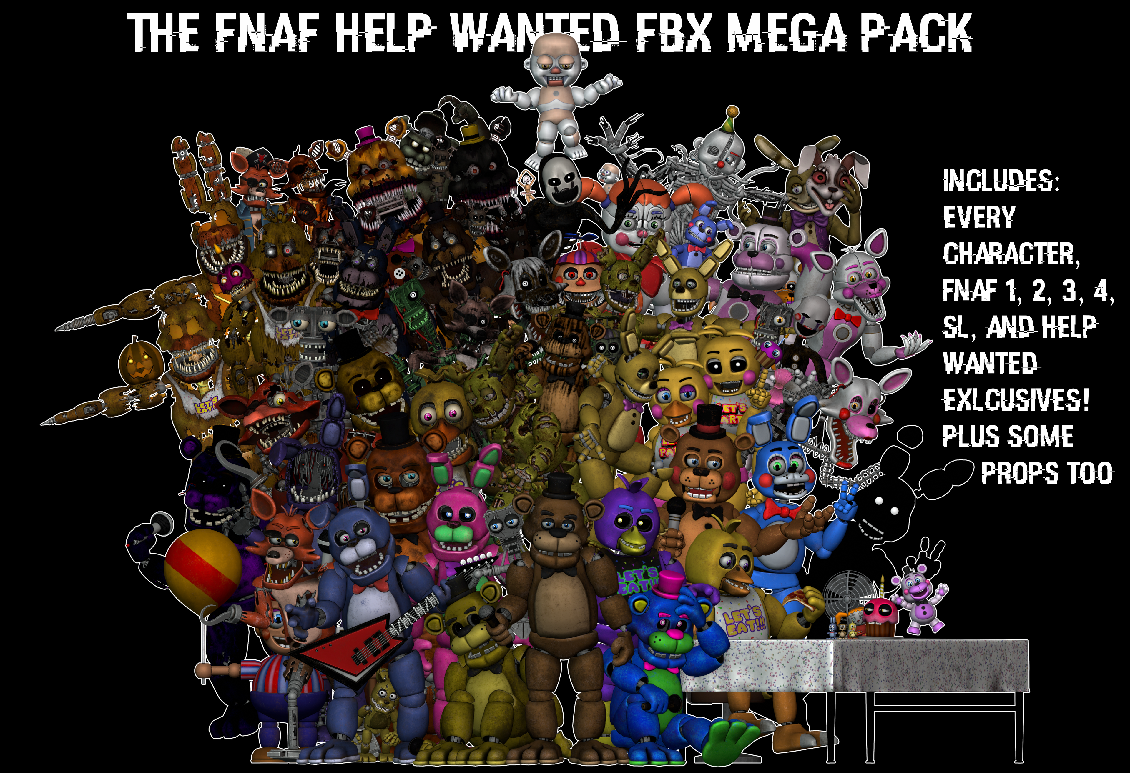 FNaF1 pack download! by lettuce-boi on DeviantArt