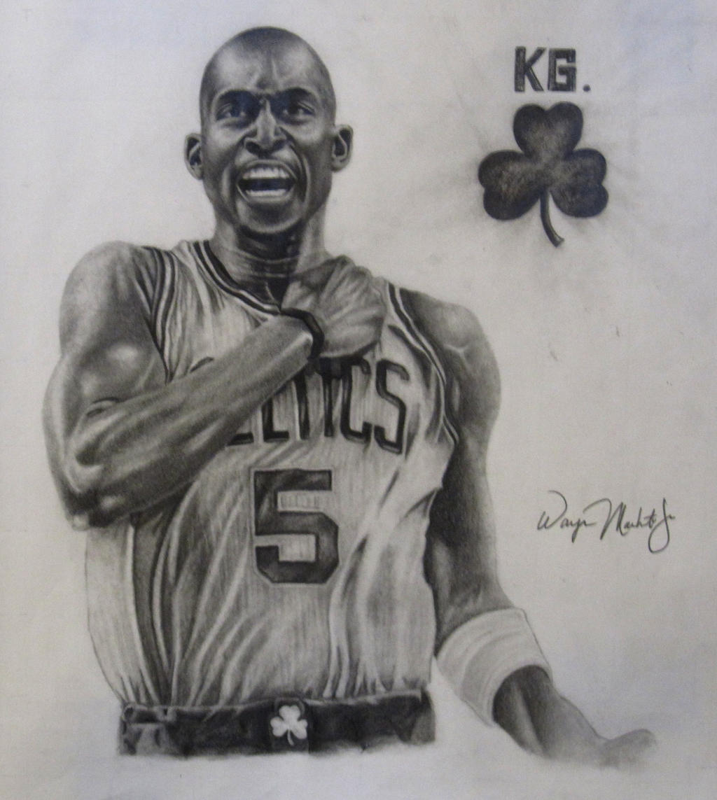 Kevin Garnett Drawing By Waynemaribitojr On Deviantart