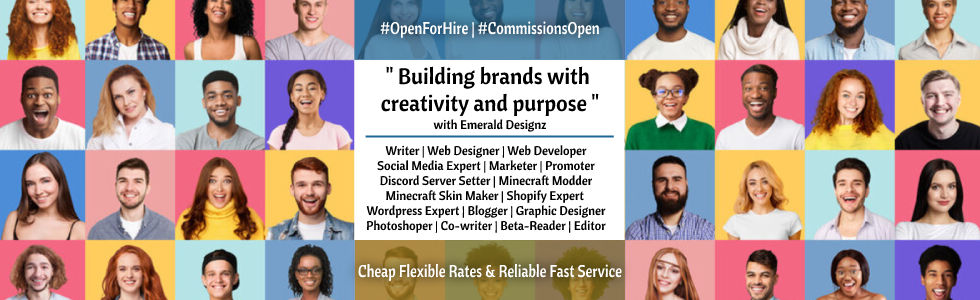 New Deviantart banner (Promo) | Commissions Open! by EmeraldDesignz on ...