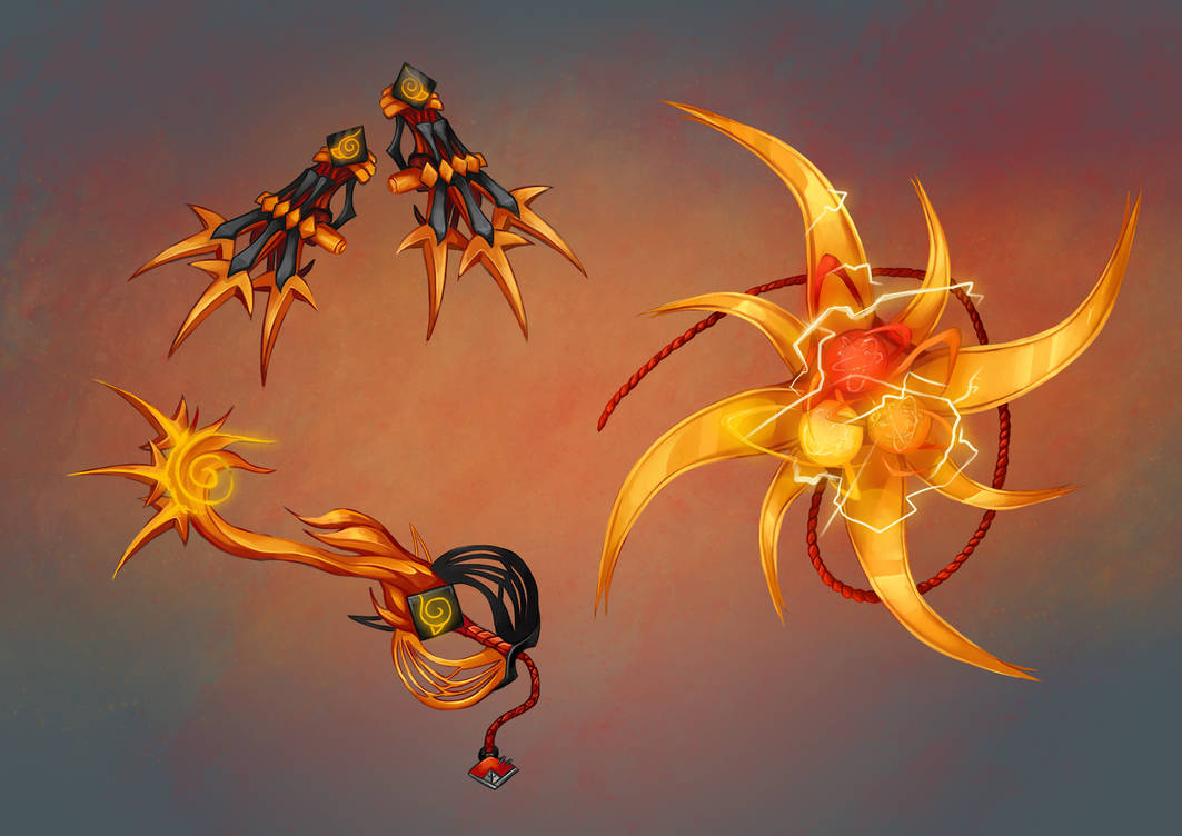 Naruto Keyblades Design Will Of Fire By Gotetho On Deviantart