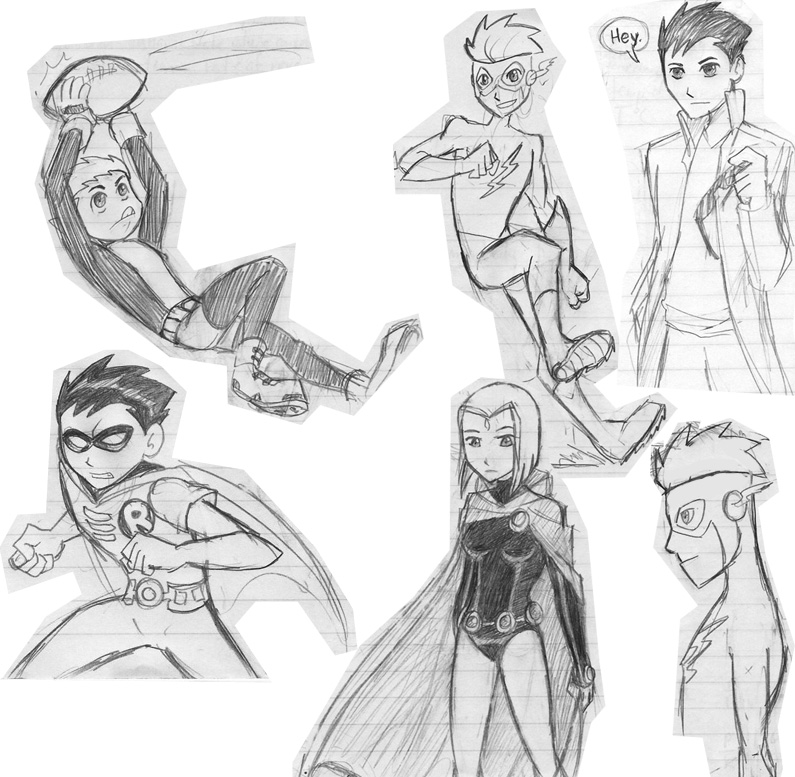 Titans Doodles 2