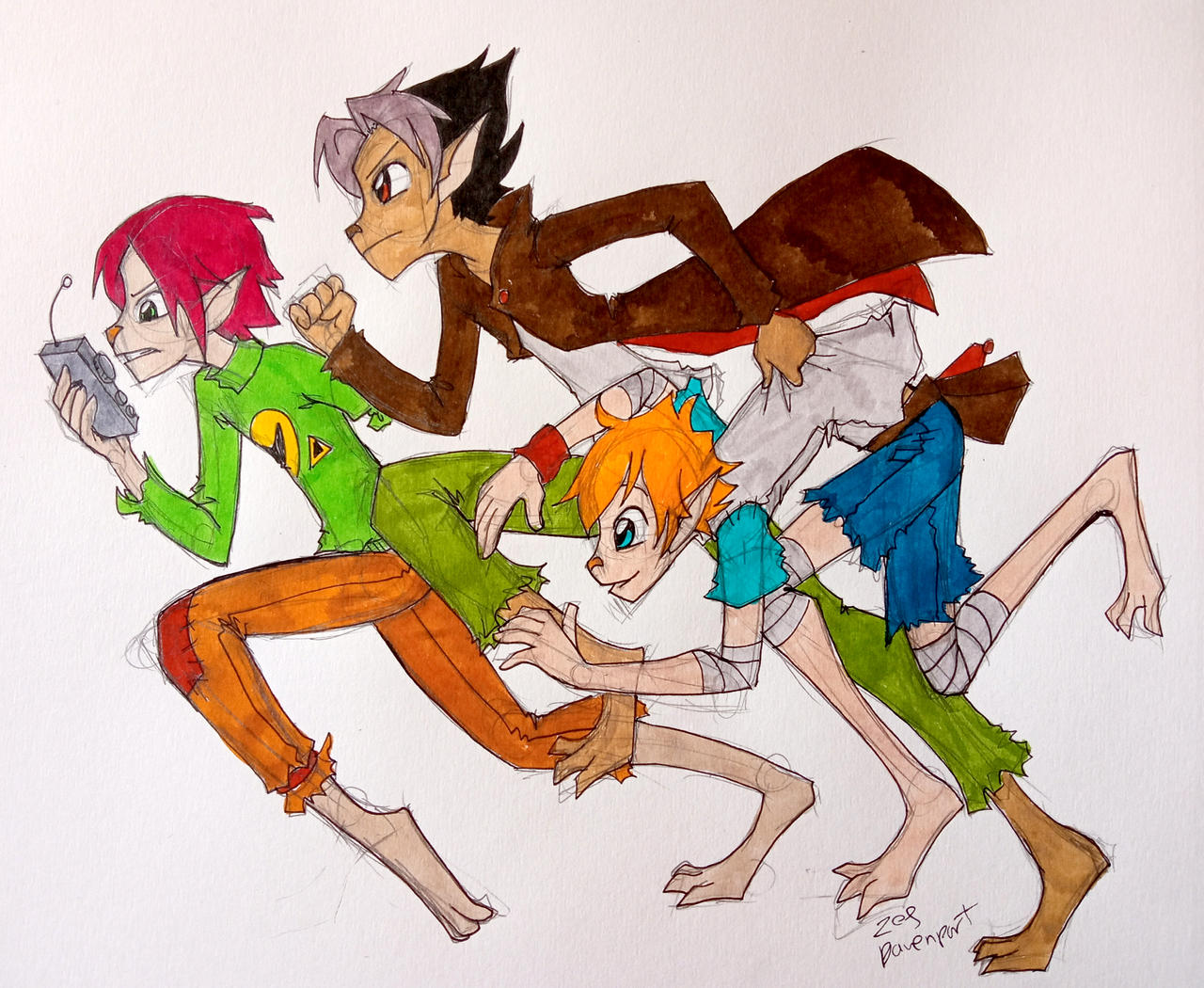 Three random dudes by ZefDavenport on DeviantArt