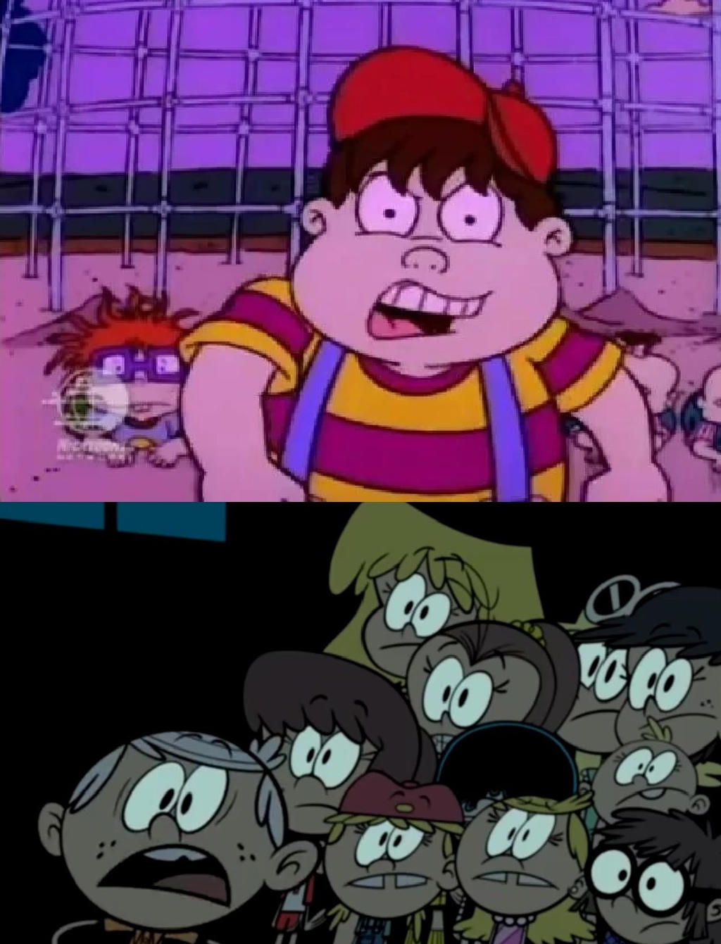 Loud Siblings Scared Josh (Rugrats) by HiroHamadaRockz on DeviantArt