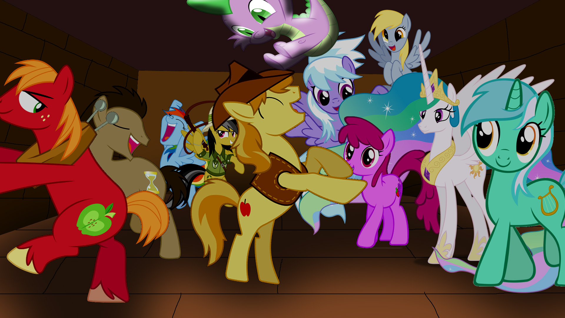 My Little Pony Rave Party by HiroHamadaRockz on DeviantArt