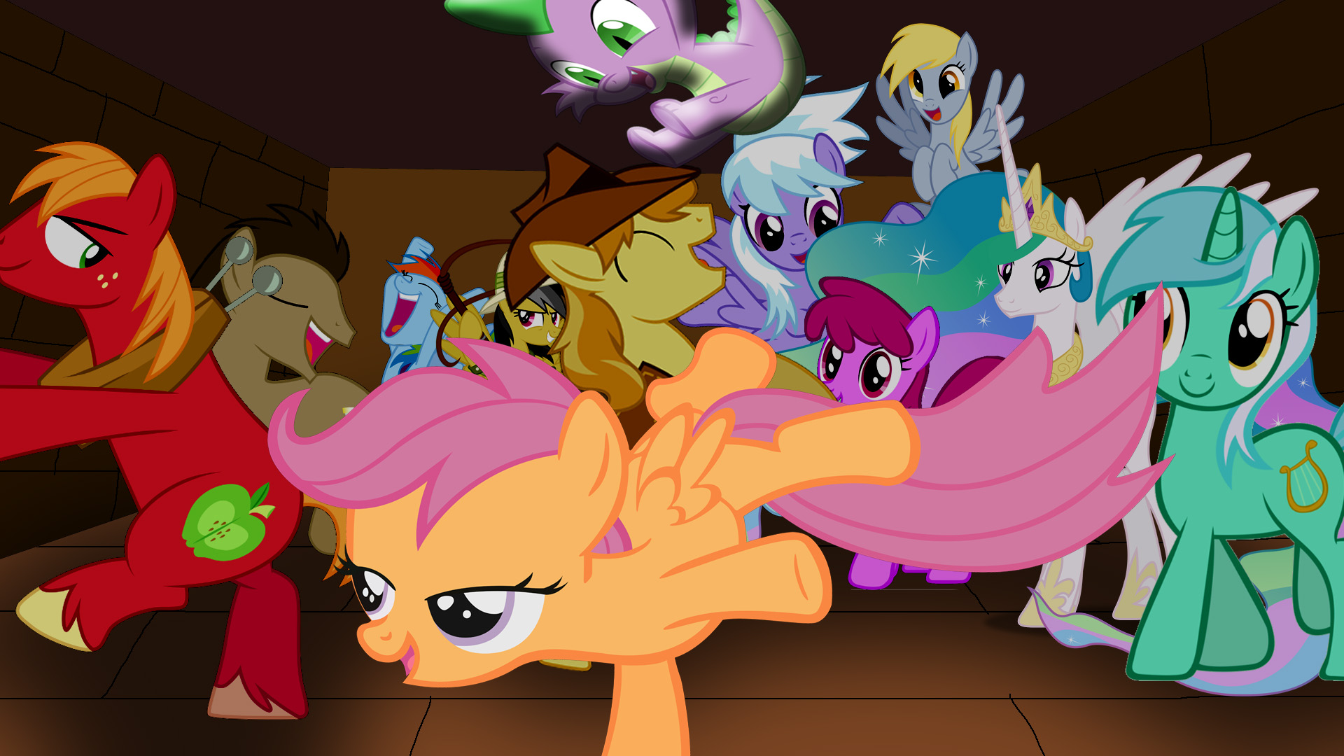 My Little Pony Rave Party - Scootaloo